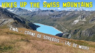 Randonnée de Zinal jusquau Lac de Moiry par la Corne de Sorebois [upl. by Alguire]