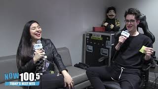 Vicki Oh Interviews Panic At The Discos Brendon Urie [upl. by Lena]