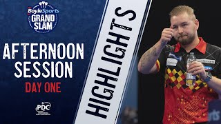 RECORD BREAKING Day One Afternoon Highlights  2020 BoyleSports Grand Slam of Darts [upl. by Noiemad]