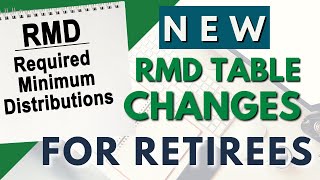 New RMD Tables for Retirees [upl. by Wahkuna944]