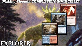 Making Phoenix COMPLETELY INVINCIBLE  Izzet Phoenix  Explorer  MTG Arena [upl. by Magree]