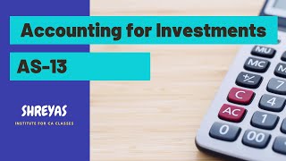 AS13Accounting for Investments CA Inter Malayalam Classes [upl. by Haleeuqa]