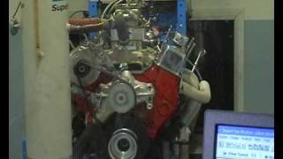 350 SBC 292 Turbos Heads Dyno Oct 09 [upl. by Hestia381]