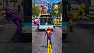 Spiderman helping his homie  GTA V  shorts 103 [upl. by Lovel599]