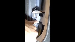 Replacing The Driver Door Hinge [upl. by Yauqram455]