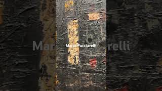 Mario Pucciarelli “abstracción informalista” óleo tela 100 x 65 cm art arteargentino arte [upl. by Nnod]