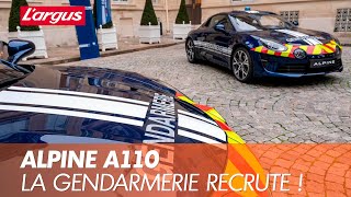 Alpine A110 2022 Retour à la Gendarmerie [upl. by Schoof]