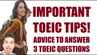 TOEIC TIPS YOU NEED Get 100 on TOEIC reading How to answer 3 questions correctly amp quickly [upl. by Kendre]