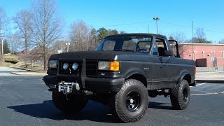 Ford Bronco 351w Engine Removal Time Lapse [upl. by Louth]