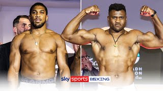 JOSHUA VS NGANNOU ⚖  FULL WEIGHIN [upl. by Veradia119]