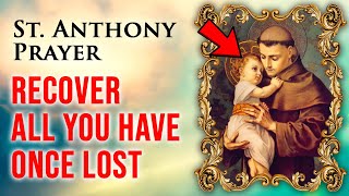 Prayer to St Anthony for Recovery of Lost or Stolen Property [upl. by Anaderol]