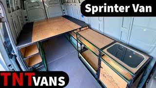 Sprinter Van Camper Conversion in 4 Hours [upl. by Fitts696]