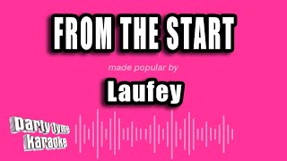 Laufey  From The Start Karaoke Version [upl. by Aduhey]