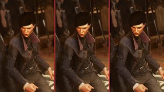 Dishonored 2 Graphics Comparison PS4 vs Xbox One vs PC [upl. by Ozmo]