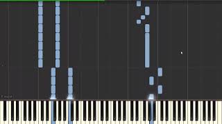 Crystallize  Lindsey Stirling  Piano Tutorial  SYNTHESIA [upl. by Leur924]