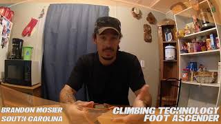 Climbing Technology Foot Ascender  TreeStuffcom Customer Brandon Mosiers Review In The Field [upl. by Anyad354]