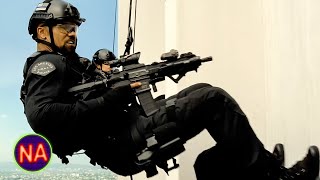 Repelling Off a Building to Save Hostages  SWAT Season 1 Episode 10  Now Action [upl. by Billy761]