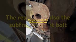 Remove lower control arms subframe removal 10 escape rotted subframe mechaniclife autorepair [upl. by Delwyn148]