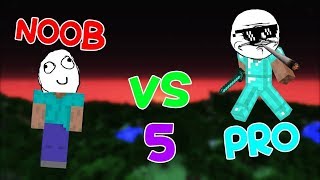 MINECRAFT  NOOB VS PRO 5 [upl. by Eadahs]