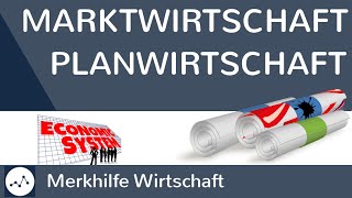 Freie Marktwirtschaft amp Planwirtschaft  Zentralverwaltungswirtschaft im Vergleich  Einfach erklärt [upl. by Ykcaj545]