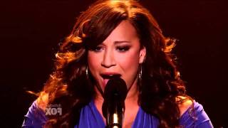 X Factor USA  Melanie Amaro  The worlds Greatest  Live Show 5  Top 9 [upl. by Tannenwald800]