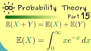 Probability Theory 15  Properties of the Expectation [upl. by Landis]