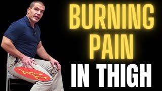 How I Cured My Burning Thigh Best Meralgia Paresthetica Exercise [upl. by Pearline]