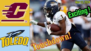 Toledo vs Central Michigan WEEK 12 GAME HIGHLIGHTS Nov 092024 Mens College Football [upl. by Aisercal]