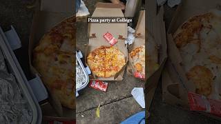 Pizza Party in college 😋 minivlog ashortaday ytshorts collegefun [upl. by Ahseenat661]