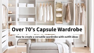 Over 70s Capsule Wardrobe  Fashion And Outfit Ideas Over 70  Trendy Tips for Over 70s Wardrobe [upl. by Byron]