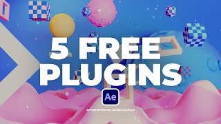 5 FREE Fresh Plugins for After Effects You Should Have [upl. by Aicilana]