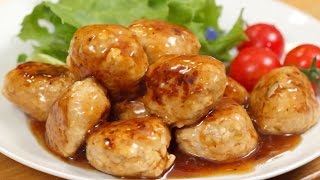 How to Make Meatballs with Sweet Vinegar Sauce Tender Pork Meatballs with Tofu Recipe [upl. by Akitahs]