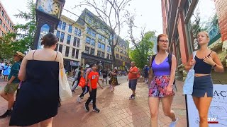 Downtown Gastown City Tour Growing Popularity of Vancouver walk [upl. by Alihet468]