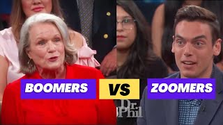 Boomers vs Zoomers Dr Phil Full Episodes [upl. by Ahsienar25]