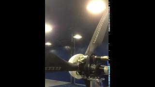 Wind Tunnel Tests on 175 scale model of the DTU 10 MW Wind Turbine [upl. by Enomal]