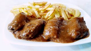 CARRILLADAS DE CERDO EN SALSA DE VINO TINTO CON PATATAS La mejor receta para esta carne tan jugosa [upl. by Allister]