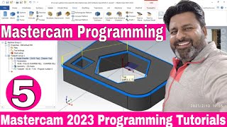 Mastercam Programming Tutorial  Mastercam 2023 Tutorials  Mastercam in Hindi [upl. by Llenrahs895]