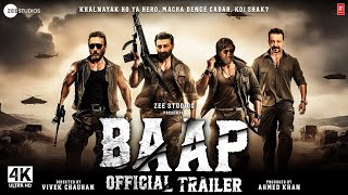 Baap  Official Trailer  Baap Of All Films  Sunny Deol Sanjay Dutt  Baap Teaser trailer Updates [upl. by Keeryt]