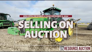 SELLING AT AUCTION  2013 John Deere 8335RT belted tractor [upl. by Sinnal514]