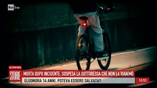 Morta dopo incidente sospesa la dottoressa  Storie italiane 11112024 [upl. by Pejsach990]