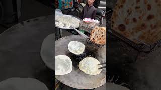 Kpk Heavy Breakfast Parathy  Crunchy And Crispy Parathy  Local Food Street shorts shortvideo [upl. by Ahseital]