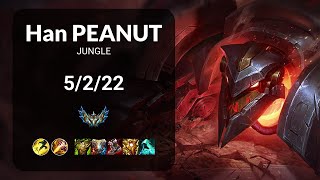 Han Peanut Skarner vs T1 Smash Vi JUNGLE  KR Patch 1418 [upl. by Aileda827]