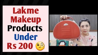 Lakme Makeup Under Rs200 Lakme makeup Kit Lakme Makeup Products Lakme Makeup Box [upl. by Beitz681]