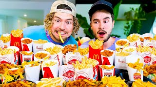 We Tried EVERY French Fry At EVERY Fast Food Restaurant [upl. by Lirva746]