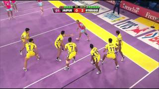 Star Sports Pro Kabaddi Sandeeps Tactical Steal [upl. by Cathi]