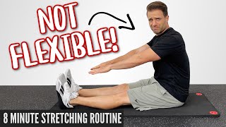 8 Minute Stretching Routine For People Who AREN’T Flexible [upl. by Refynnej]