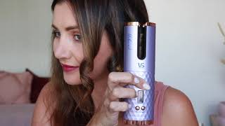 Unbound Cordless Auto Curler Review amp Demonstration by OZBEAUTYEXPERT  VS Sassoon [upl. by Burnaby]