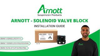 Arnott Solenoid Valve Block Installation Video for BMW 5Series 7Series X5 and X6 [upl. by Ognimod]