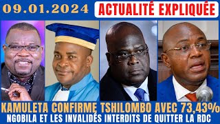 ACTU EXPLIQUÉE 0901 K BADIBANGA CONFIRME LA SÉLECTION DE TSHILOMBO  NGOBILA VERS LA CASE PRISON [upl. by Miru]