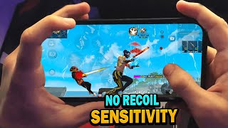 Best No Recoil Sensitivity Setting For Android User In Free Fire☠️ 200 Sensitivity⚙️default dpi [upl. by Anika360]